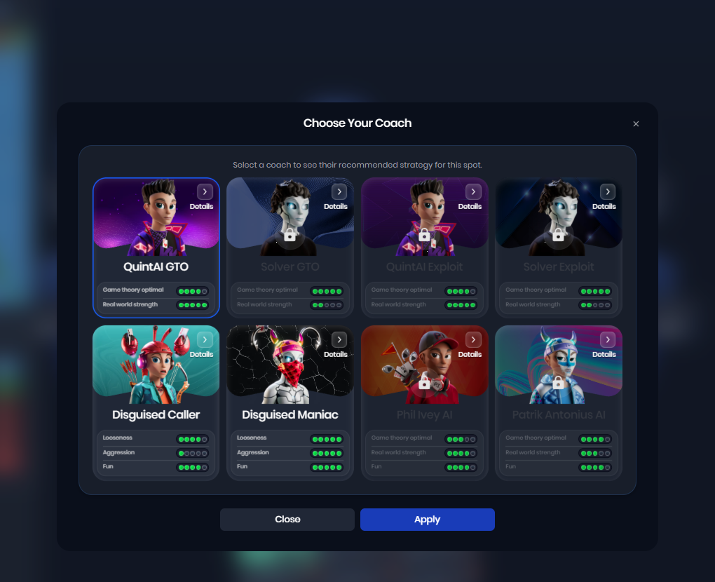 Choose Your Coach — 6 coach profiles