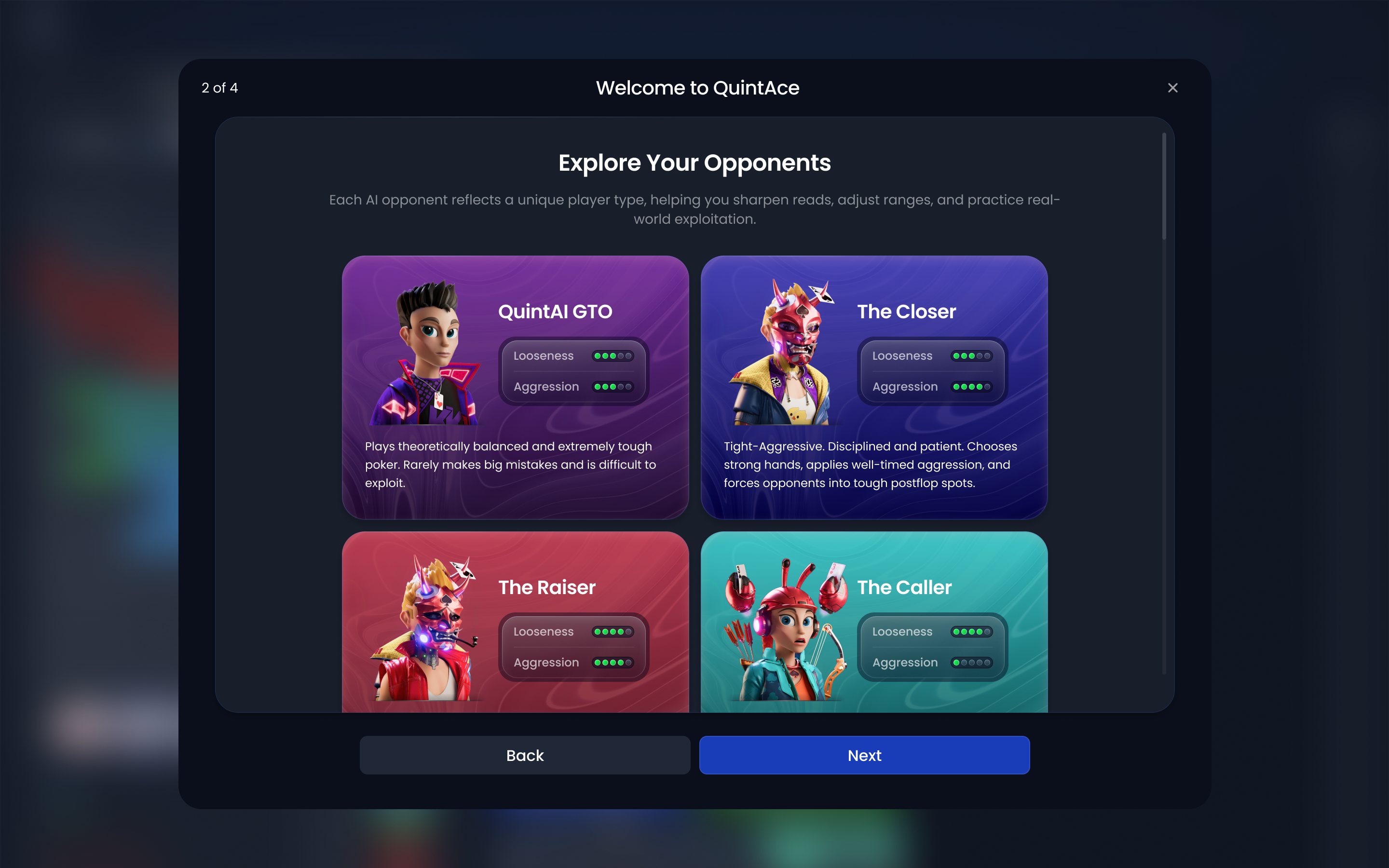 Explore Your Opponents — 6 opponent profiles